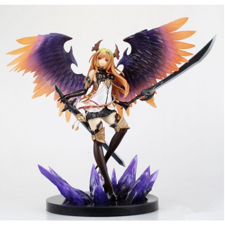 神擊的巴哈姆特站姿天使紅天使白墮天使奧利維亞手辦動漫周邊港版模型收藏品手辦公仔 蝦皮購物