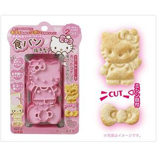 【現貨】一比鴨鴨~日本製-可愛KITTY 吐司 餅乾壓模-可分段