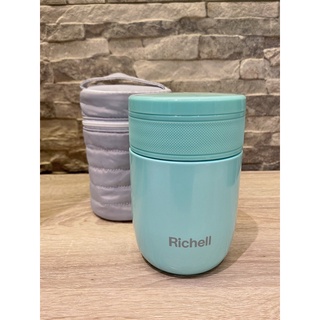 Richell利奇爾不鏽鋼真空保溫罐350ML(九成新含運）
