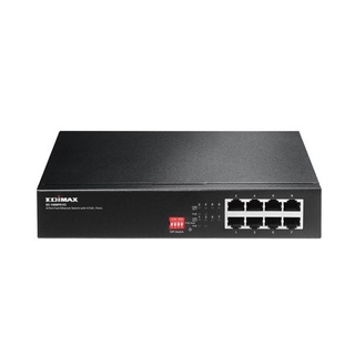 EDIMAX 訊舟 ES-1008PH V2 長距離8埠高速乙太網路交換器