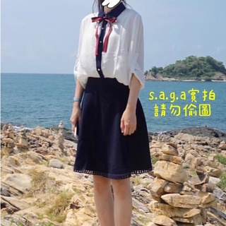 281韓國購入 現貨二手 套裝 宮廷風 雪紡紗 短裙 名媛 上流社會 緞帶上衣 學院風 英倫風 襯衫 長袖襯衫 長袖上衣