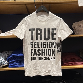 夏季新品True Religion/真實信仰 男士字母印花休閒短袖T恤
