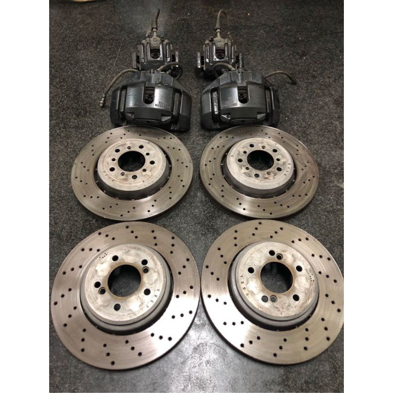 中古二手改裝原廠汽車零件 Bmw E92 M3原廠前後卡鉗煞車乙組 蝦皮購物