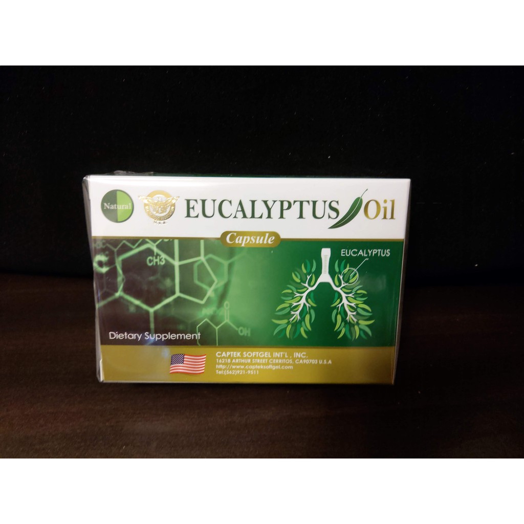 [E.I.G] 全新【現貨】尤加利精油膠囊 EUCALYPTUS 美國進口天然尤加利 美國Natural-D 30顆/盒