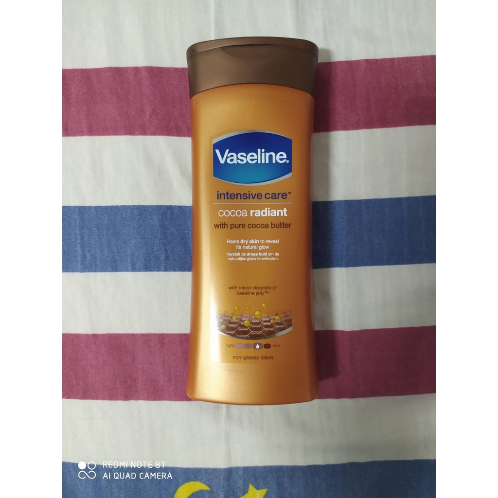 過期  Vaseline 凡士林 400ml 可可奶油 潤膚乳液