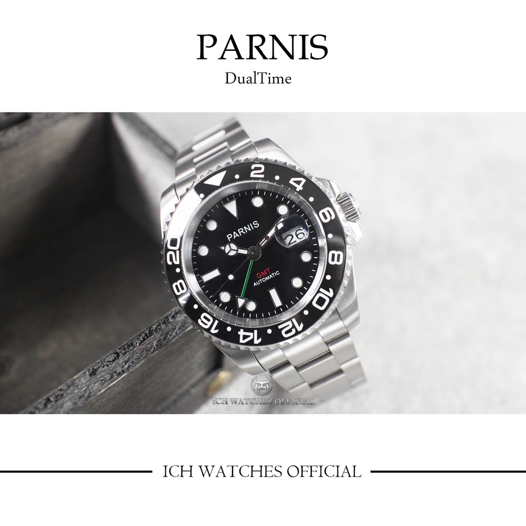 瑞士PARNIS 伯尼時 Submariner GMT 水鬼機械系列 手錶-可樂圈勞皇冠機械錶潛水錶運動錶