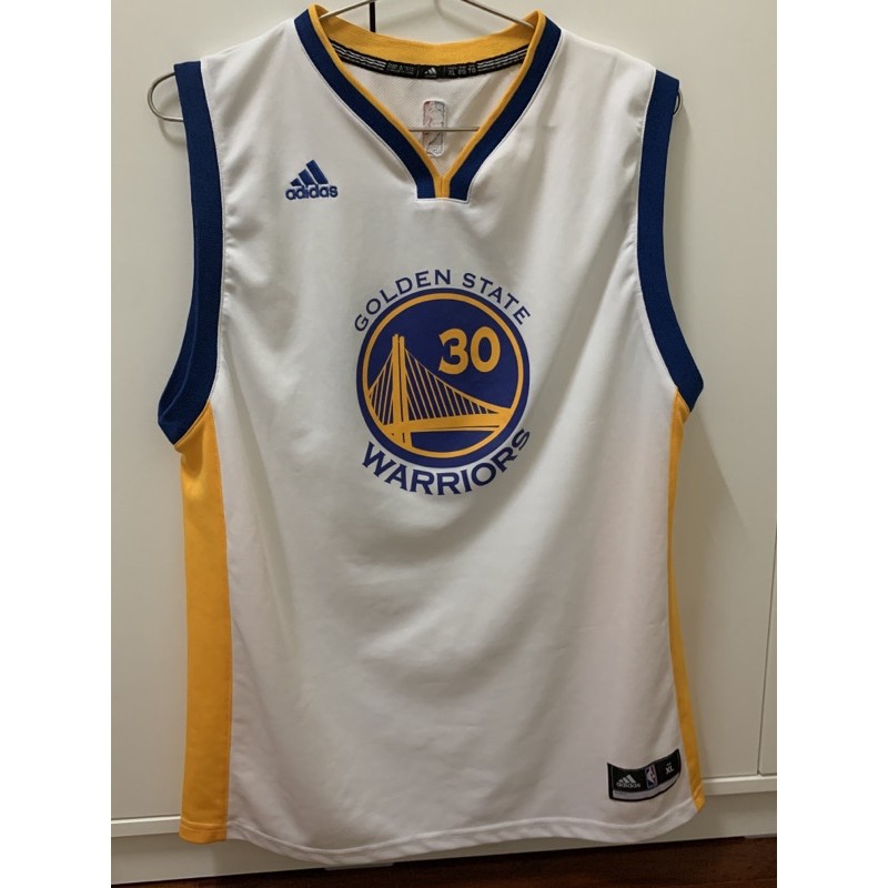 （大降價）NBA ADIDAS 勇士隊主場白 CURRY30號青年版球衣 籃球背心