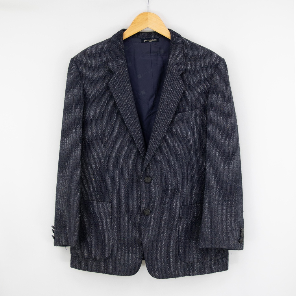 【品牌競區】Pierre Balmain / 100%羊毛 / 英國製 / 紳士 西裝外套 / L號 ~ COA08