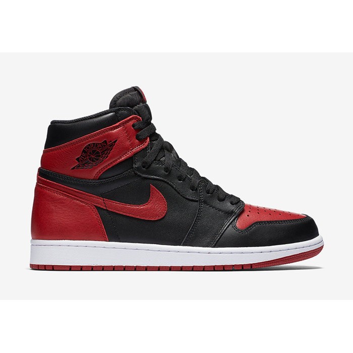 black and red bred 1s