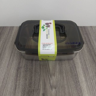 歐拉拉-AWANA 304不鏽鋼密扣食物調理保鮮盒 3800ML(大容量)
