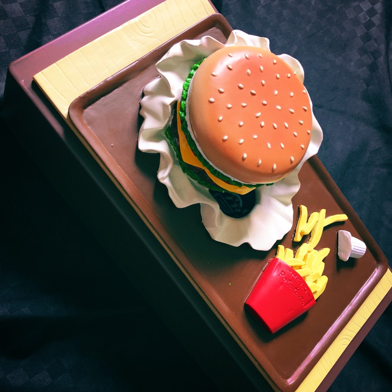 漢堡套餐面紙盒（硬盒）