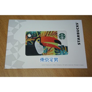 【東京宅男】 日本星巴克 Starbucks 隨行卡 熱帶 大嘴鳥 限定卡 mini隨行卡