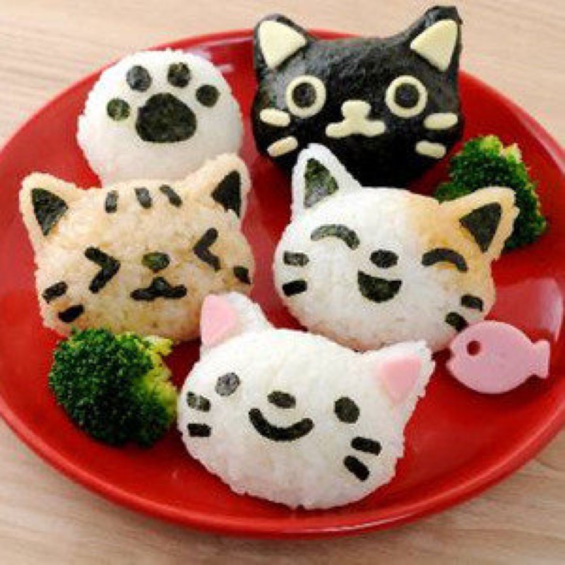 日本 [可愛貓咪 飯模組] DIY飯糰 親子烘焙 飯糰 輕食飯模組 親子廚房 便當 壽司 戶外教學