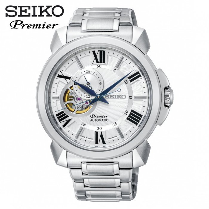 SEIKO SSA369J1《Premier 開心鏤空機械錶》43mm/藍寶石水晶鏡面/日本製【第一鐘錶】