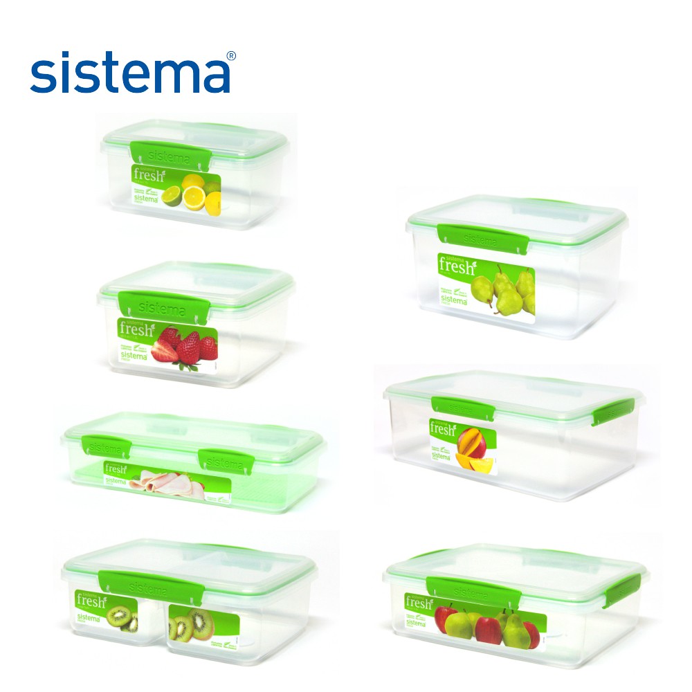 sistema 紐西蘭進口Fresh系列保鮮盒 分隔款/收納款  現貨 蝦皮直送