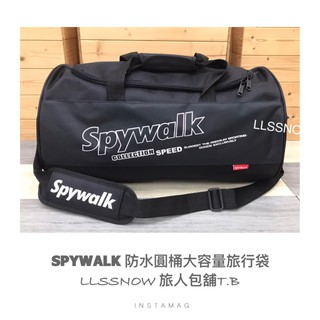 SPYWALK 旅行袋 圓筒包 行李袋 大容量 運動健身包 旅行袋 托特包 大包包 尼龍旅行袋 (現貨)
