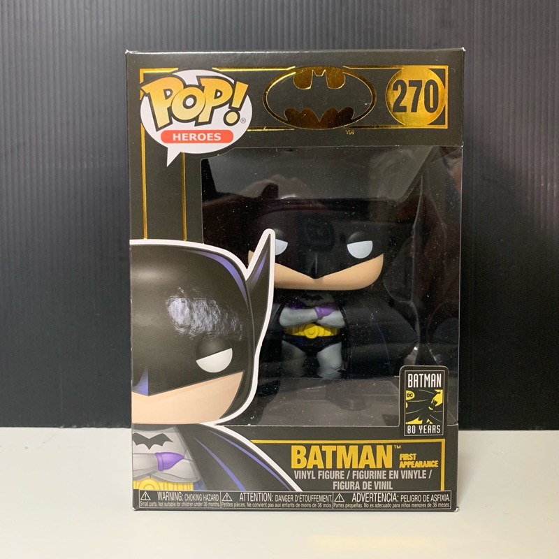 全新 現貨 蝙蝠俠 Funko Pop Batman 80週年 #270