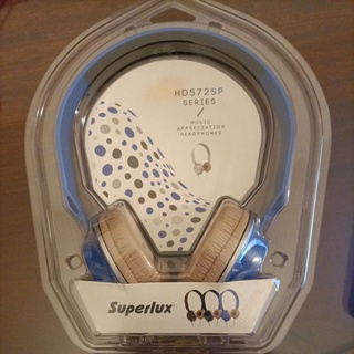 Superlux HD572SP 舒伯樂 封閉式耳機 耳罩式 藍色