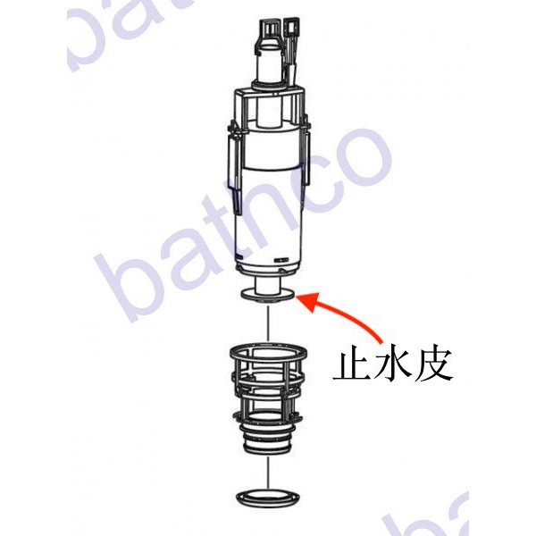 衛浴王 德國 原廠 Schell 埋壁式 崁牆 止水皮 DURAVIT Sphinx V&amp;B LAUFEN 排水器 共用