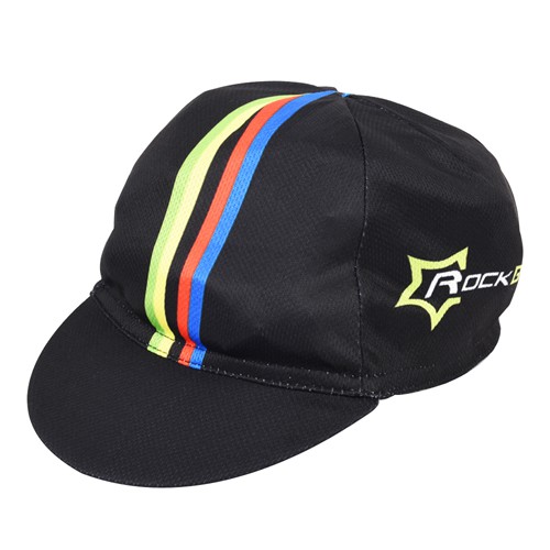 【阿亮單車】單車小帽，ROCKBROS字樣，黑色《C00-205-B》