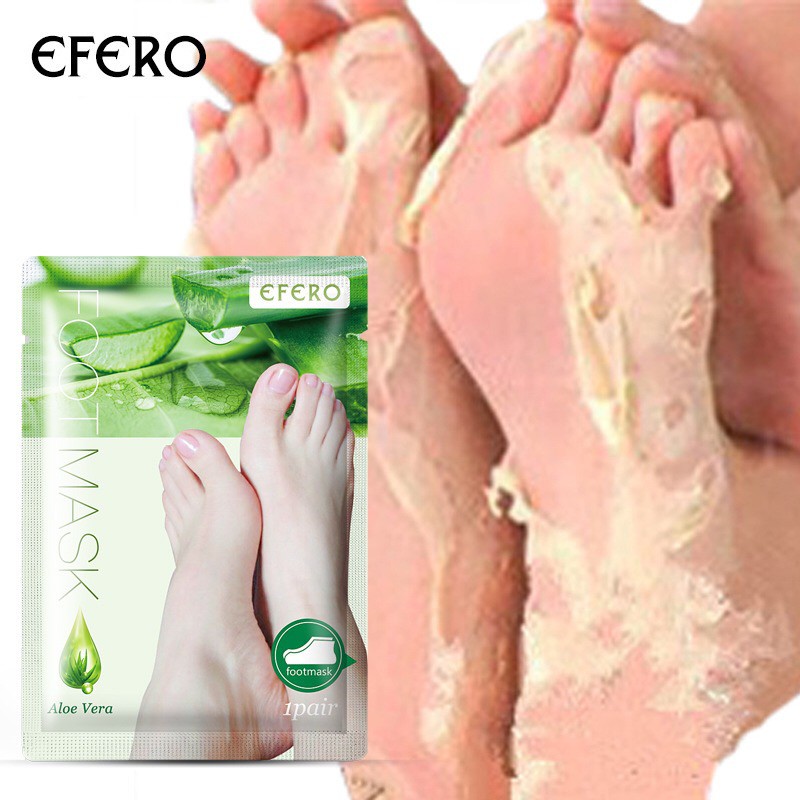 Efero 足部護理去角質足膜去死皮脫皮足膜足貼 台灣現貨 蝦皮購物