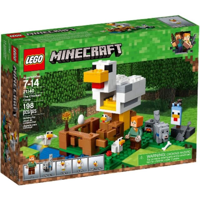 [qkqk] 全新現貨 LEGO 21140 雞舍 麥塊 Minecraft 雞舍 樂高創世神系列
