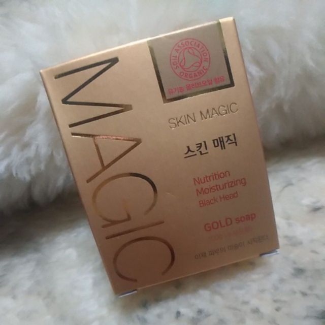 韓國 SKIN MAGIC黃金黑頭粉刺皂 100g