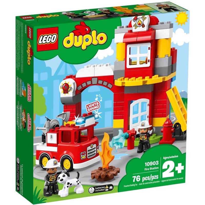 Lego 得寶消防局 Lego Duplo Fire Station 10903