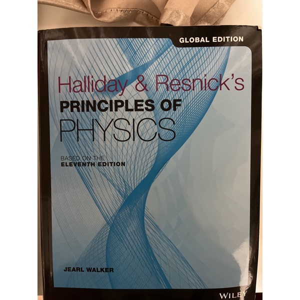 Halliday &amp;Resnicks principles of physics11版