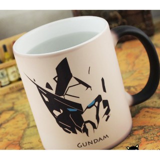 清倉 【gundam】 機動戰士 高達 seed 隨手變色杯卡通水杯 陶瓷 杯子 變色杯馬克杯