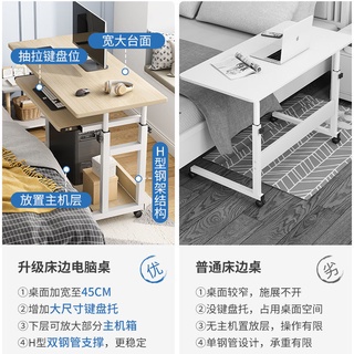 【現貨&下殺價】電腦桌移動簡易家用書桌臥室床上懶人桌宿舍小桌子簡約學生床邊桌J7-*