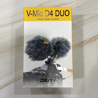 《艾米小舖》Aputure 愛圖仕 DEITY V-Mic D4 DUO 專業雙頭麥克風 / 雙心形 雙向收音 採訪