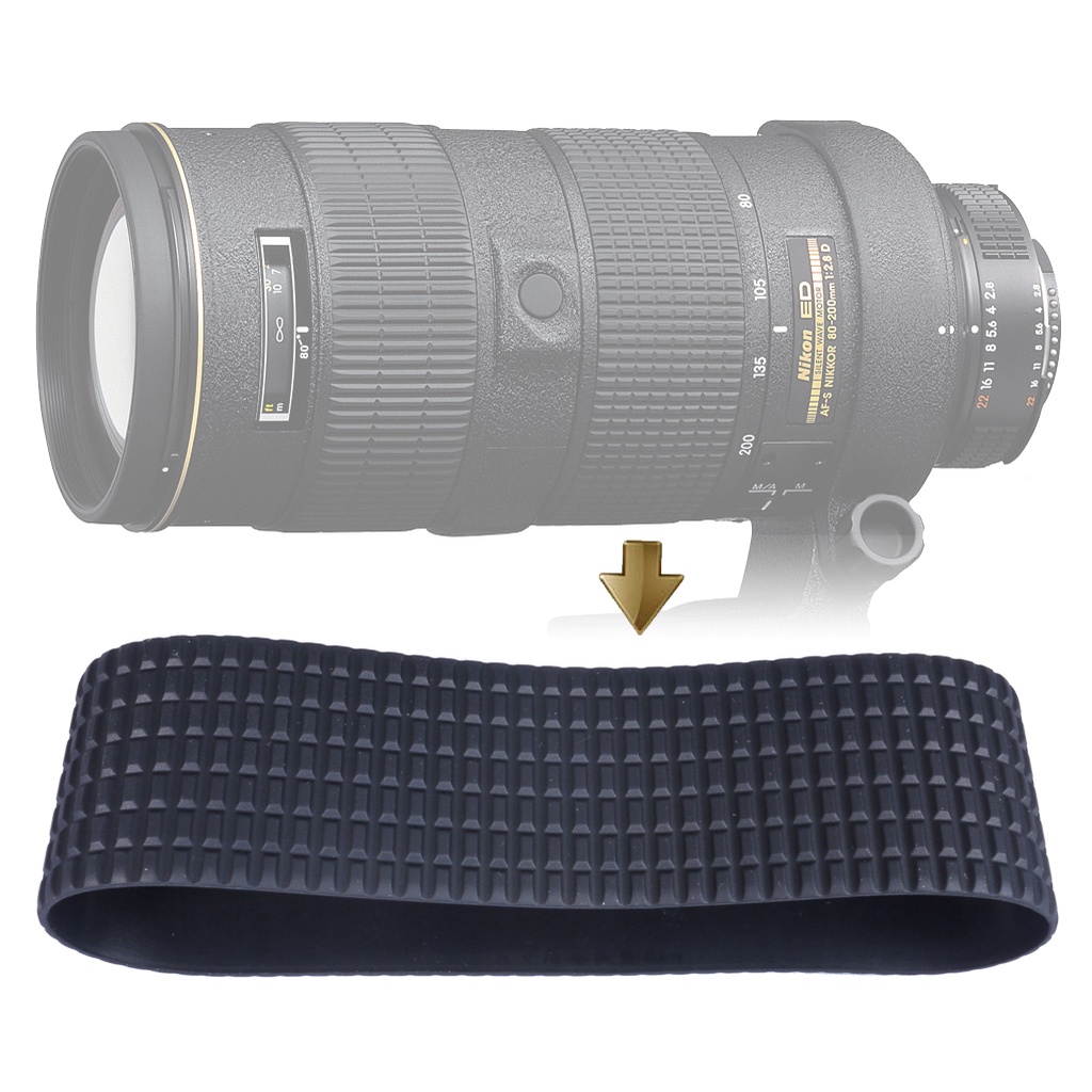 Zoom Rubber Ring for Nikon AF 80-200mm F2.8D 小黑三 變焦皮