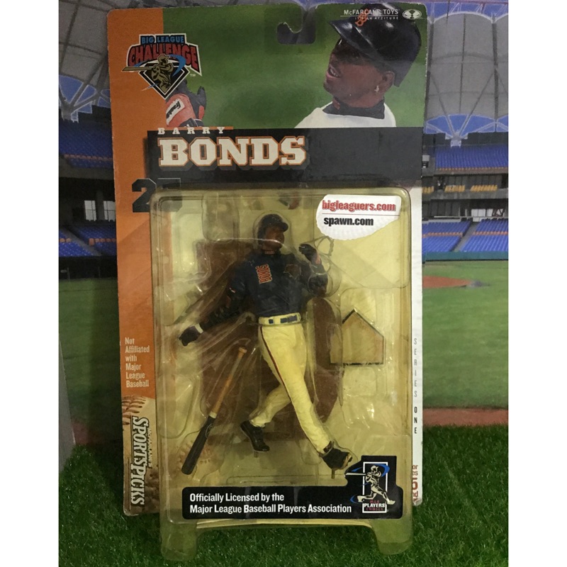 麥法蘭  Mcfarlane MLB 巨人隊 Barry Bonds 全壘打挑戰賽版 藍衣變體 公仔