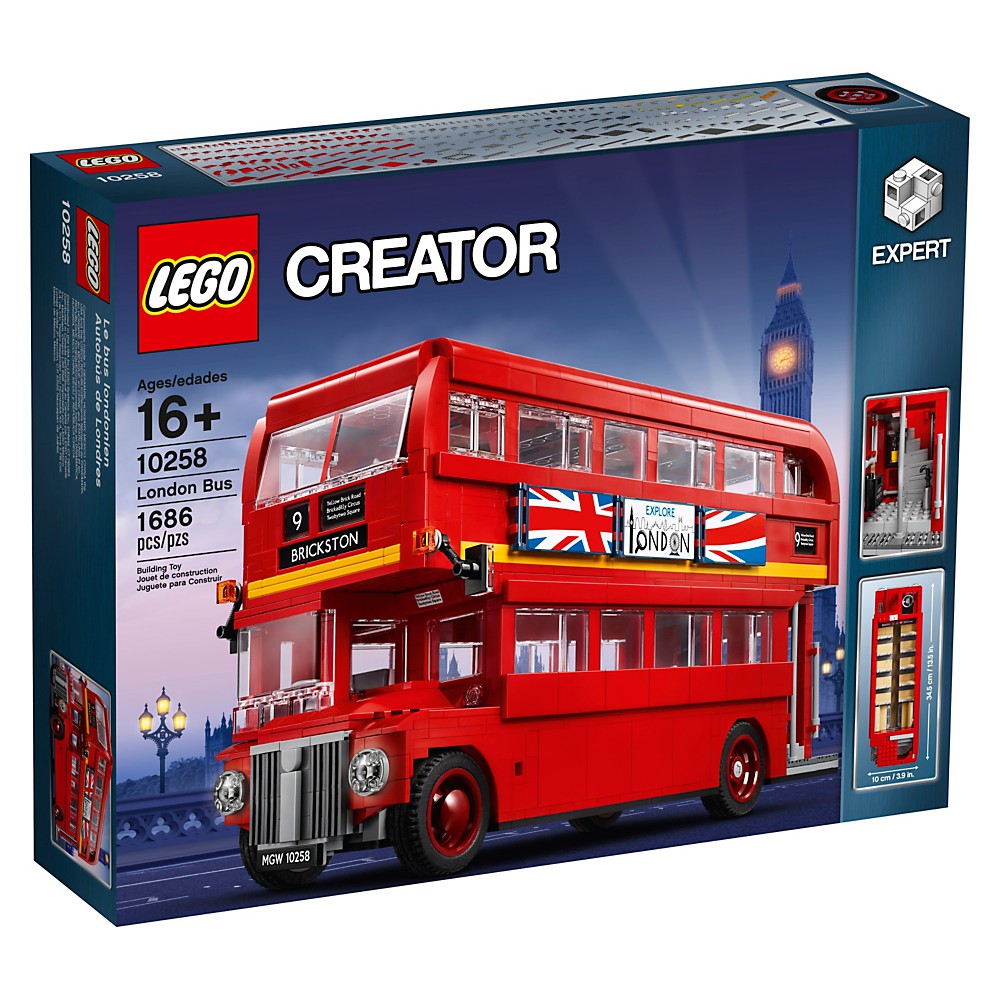 《全新現貨》LEGO樂高CREATOR創意系列10258 倫敦巴士(原箱兩盒一組)