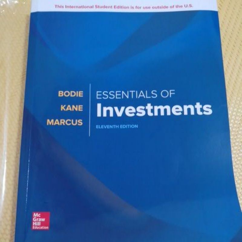 （免運近全新無筆記）Essentials of Investments 11版