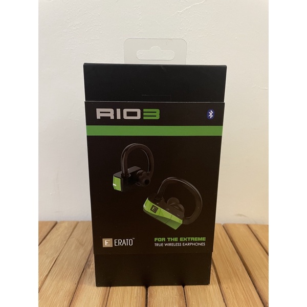 全新 ERATO RIO 3 無線藍芽運動耳機 螢光綠
