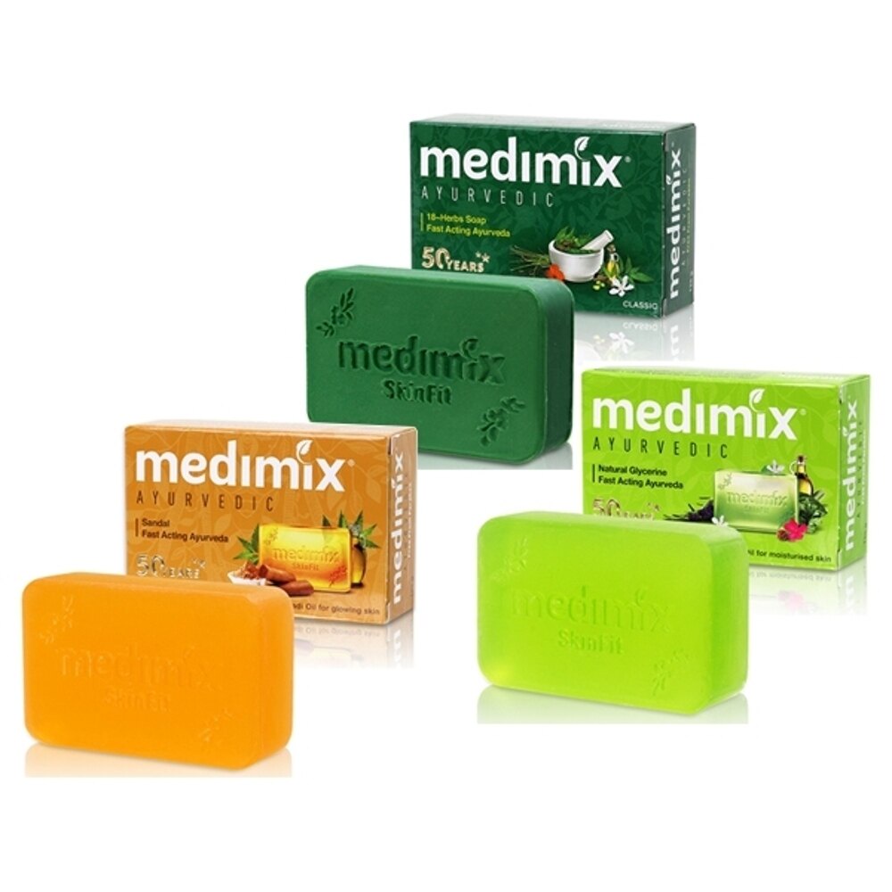 印度皂 Medimix 印度藥草浴皂 125g  綠寶石 皇室美肌皂