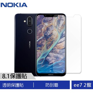 NOKIA 8.1 透明保貼(產品不包含手機) [ee7-2]