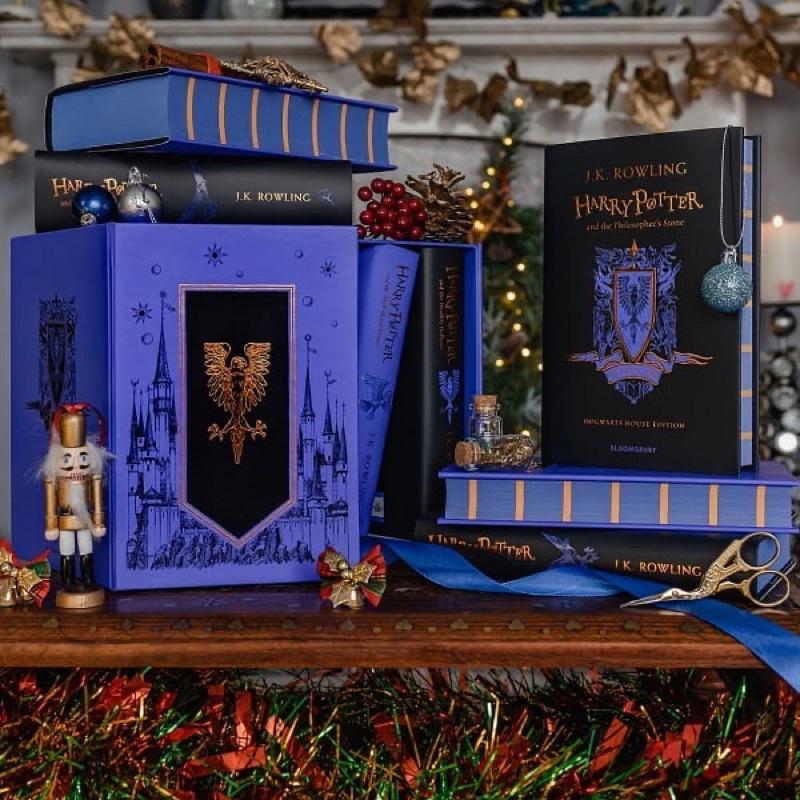 羊耳朵書店* Harry Potter Ravenclaw House Editions Hardback Box Set 【雷文克勞學院精裝版】哈利波特 1-7 集套書