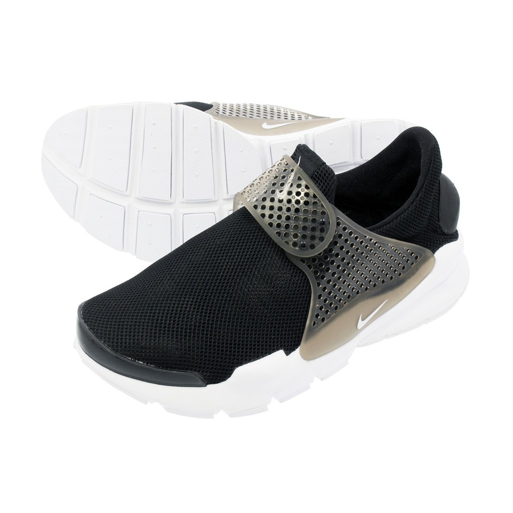 【NIKE】WMNS NIKE SOCK DART BR 黑白 網布 襪套(896446-001)