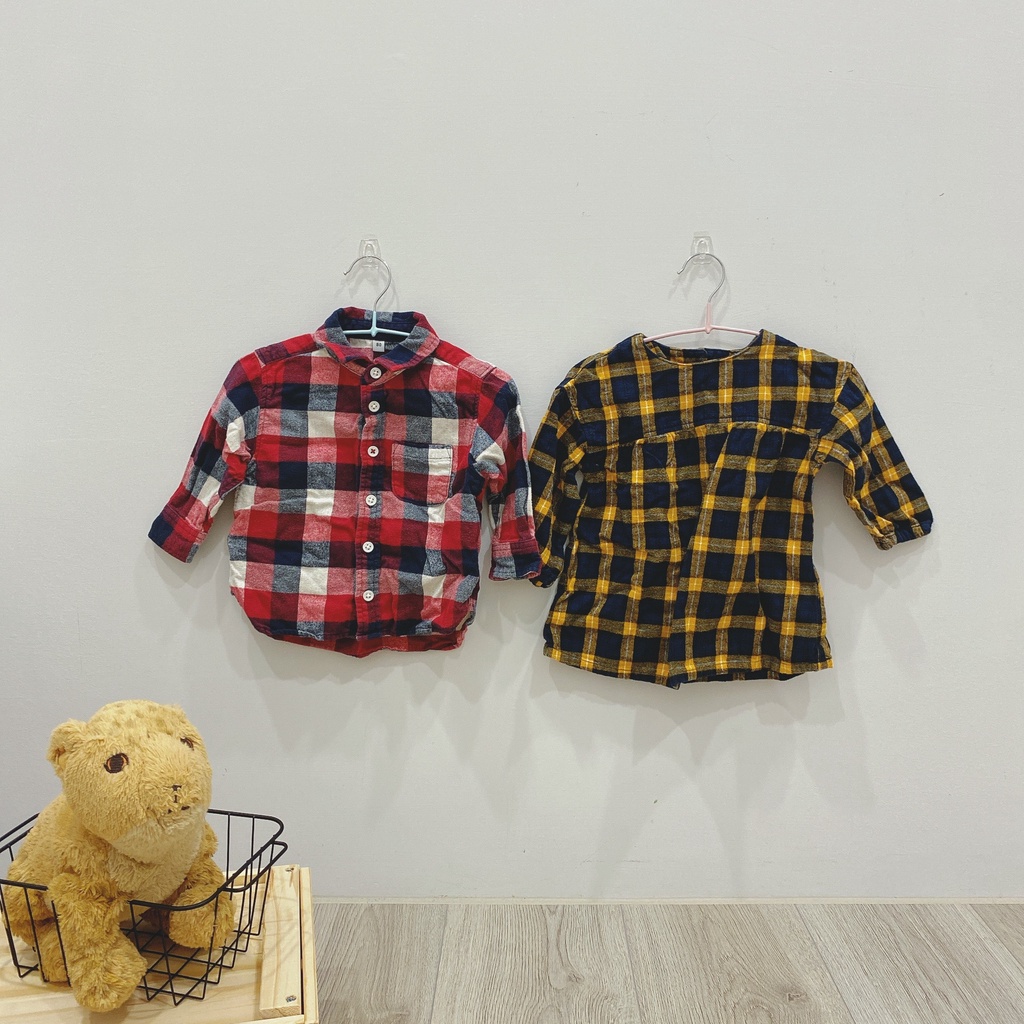 寶寶二手衣muji 無印良品男童秋冬襯衫女童秋冬洋裝外出服新生兒雙胞胎龍鳳胎 蝦皮購物