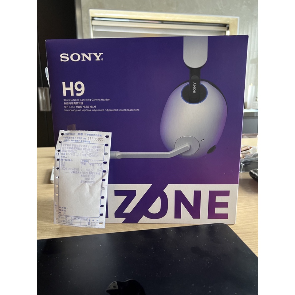 現貨SONY INZONE H9 無線電競耳機支援藍芽對應PS5/PC只用一天