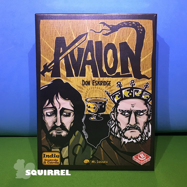 【Squirrel桌遊】正版💕 阿瓦隆Avalon 美式版畫風格 附精美中文說明 陣營遊戲 經典必玩 桌遊