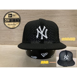 New Era MLB NY Yankees Reflective 59Fifty 美國大聯盟紐約洋基黑色洞洞反光全封帽