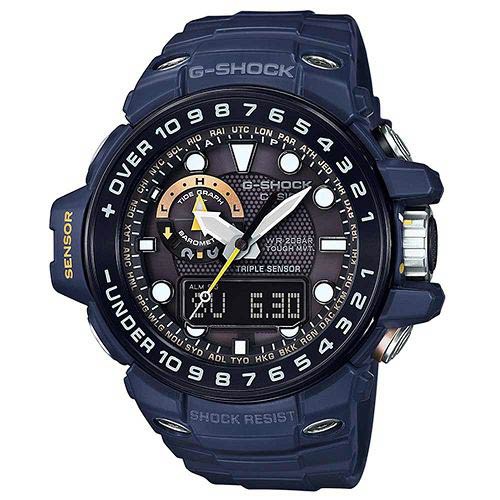 【CASIO】G-SHOCK 帥氣海軍風水手服造型概念電波錶(GWN-1000NV-2A)正版宏崑公司貨