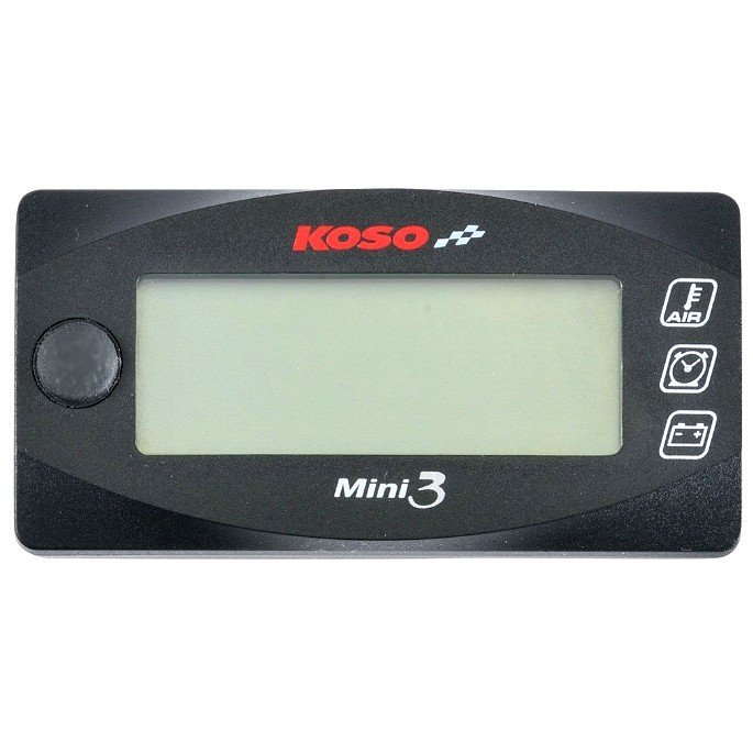 【德國Louis】KOSO Mini3 多功能表 迷你3 防水摩托車小型數位顯示器溫度計時鐘電壓表 編號10034905