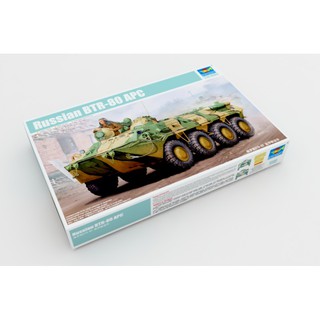 盒損現貨 1/35 Trumpeter 俄羅斯 BTR-80 裝甲輸送車 01594