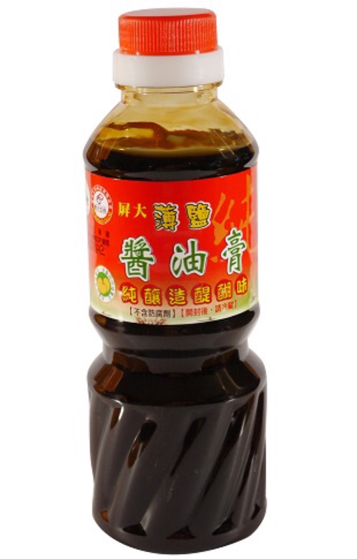 屏科大薄鹽醬油膏300ml 屏科大合作社購入效期2024/01/21