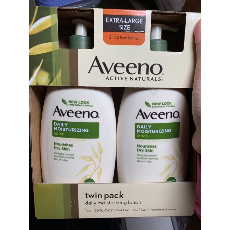 COSTCO分購好市多 Aveeno 艾維諾滋潤保濕燕麥乳液 591ml 滋潤皮膚 保養皮膚